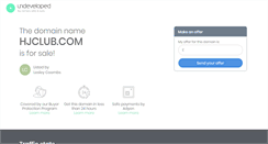 Desktop Screenshot of hjclub.com